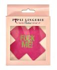 Glow In The Dark F*ck Me Pasties - Pink O/s Sex Toy Product