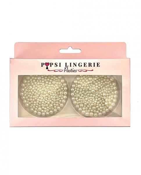 Pearl Reusable Pasties - White O/s Sex Toy Product