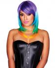 Rainbow Wig Multi-Color Sex Toy Product