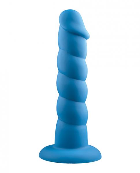 Rock Candy Suga Daddy 9.5" Silicone Dildo - Blue Sex Toy Product
