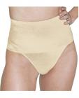 Rago Shapewear Wide Band Thong Shaper Beige Sm Sex Toy Product