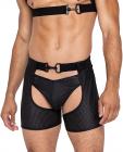 Master Chaps W/hook & Ring Closure & Rear Cut Out Black Sm Sex Toy Product