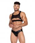 Voyeur Harness Black Sm Sex Toy Product
