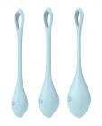 Satisfyer Yoni Power 2 Balls Training Set - Light Blue Sex Toy Product