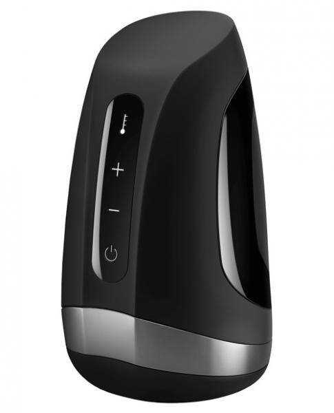 Satisfyer Men Heat Vibration Black Stroker Sex Toy Product