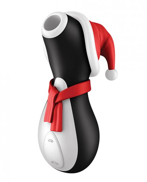 Satisfyer Penguin Holiday Edition  - Black/white/red Sex Toy Product