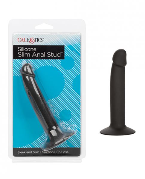 Silicone Slim Anal Stud - Black Sex Toy Product