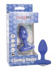 Cheeky Gems Medium Rechargeable Vibrating Probe - Blue Sex Toy Product