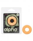 Alpha Liquid Silicone Glow In The Dark Prolong Cock Ring - Medium Sex Toy Product