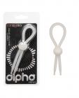 Alpha Liquid Silicone Lasso Cock Ring - Natural Sex Toy Product
