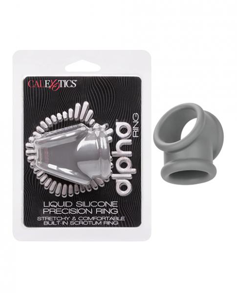Alpha Liquid Silicone Precision Ring - Grey Sex Toy Product