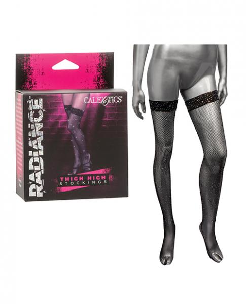Radiance Thigh High Stockings - Black O/s Sex Toy Product