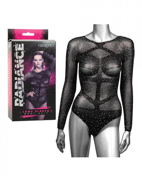 Radiance Long Sleeve Body Suit - Black O/s Sex Toy Product
