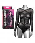 Radiance Long Sleeve Body Suit - Black Qn Sex Toy Product
