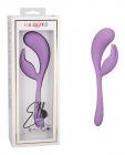 Elle Liquid Silicone Dual Flicker - Purple Sex Toy Product