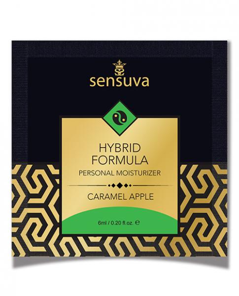 Sensuva Hybrid Moisturizer Single Use Packet Caramel Apple .20oz Sex Toy Product