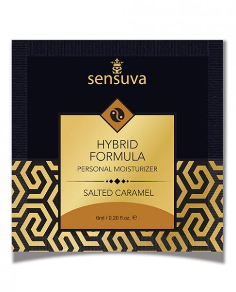 Sensuva Hybrid Personal Moisturizer Single Use Packet Salted Caramel .20oz Sex Toy Product