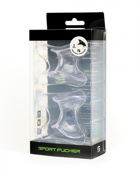 Sport F*cker Ergonomic Ball Stretcher Kit - Clear Sex Toy Product