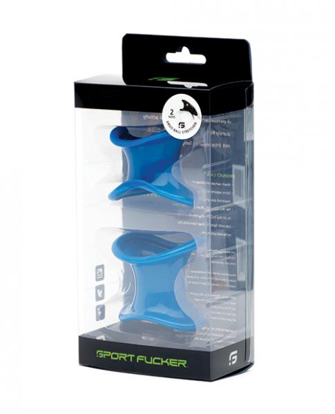 Sport F*cker Ergonomic Ball Stretcher Kit - Blue Sex Toy Product