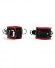 665 Padded Locking Ankle Restraint - Red Sex Toy Product