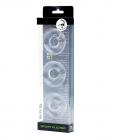 Sport F*cker Chubby Cockring Pack Of 3 - Clear Sex Toy Product