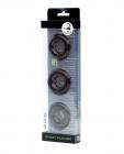 Sport F*cker Chubby Cockring Pack Of 3 - Smoke Sex Toy Product