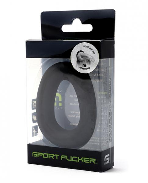 Sport F*cker Hero Ring - Black Sex Toy Product