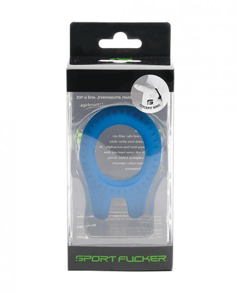 Sport F*cker Cockpit Cockring - Blue Sex Toy Product