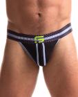 Sport F*cker Jersey Jock - S Black/black Sex Toy Product