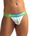 Sport F*cker Jersey Jock - Xxl Green/white Sex Toy Product