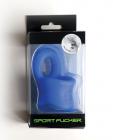 Sport F*cker Silicone Baller Ring - Blue Sex Toy Product