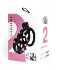 Sport F*cker Cellmate Flexispike Chastity Cage - Size 2 Black/pink Sex Toy Product