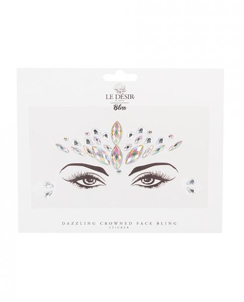 Shots Bliss Dazzling Crowned Face Bling Sticker O/s Sex Toy Product