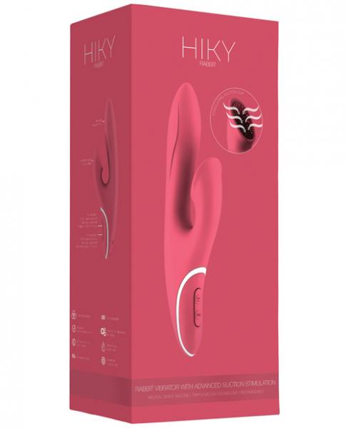 Hiky 2 Pink Rabbit Vibrator with Advanced Suction Sex Toy Product