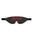 Shots Ouch Blindfold - Black Sex Toy Product
