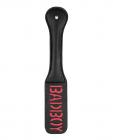 Shots Ouch Bad Boy Paddle - Black Sex Toy Product