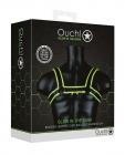 Shots Ouch Chest Bulldog Harness - Glow In The Dark S/m Sex Toy Product
