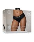 Shots Ouch Vibrating Strap On High-cut Brief - Black M/l Sex Toy Product