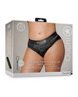 Shots Ouch Vibrating Strap On High-cut Brief - Black Xl/xxl Sex Toy Product