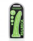 Shots Realrock 7" Slim  Dildo Glow In The Dark - Neon Green Sex Toy Product