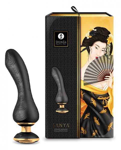 Shunga Sanya Intimate Massager - Black Sex Toy Product