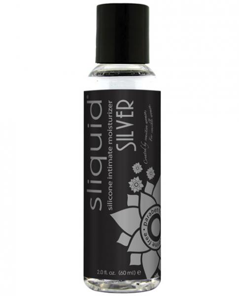 Sliquid Naturals Silver Silicone Lubricant 2oz Sex Toy Product