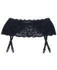 Stretch Lace Garterbelt, Garters Black O/S Sex Toy Product