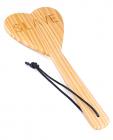 Spartacus Wood Paddle Heart Shape - Slave Sex Toy Product