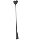 Spartacus Heart Riding Crop Brown Leather Sex Toy Product