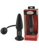 Inflatable Vibrating Butt Plug Black  Sex Toy Product Image 2