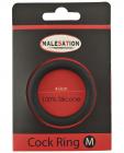 Malesation Silicone Cock Ring Medium Black Sex Toy Product