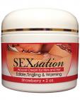 Sexsation Arousal Cream Strawberry 2oz Sex Toy Product