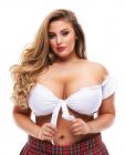 Teacher's Pet School Girl Tie Top White 1x Sex Toy Product