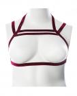 Gender Fluid Sugar Coated Harness - Xl-xxxl Raspberry Glitter Sex Toy Product